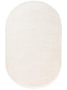 Viscose Rug Oval Nela Ivory