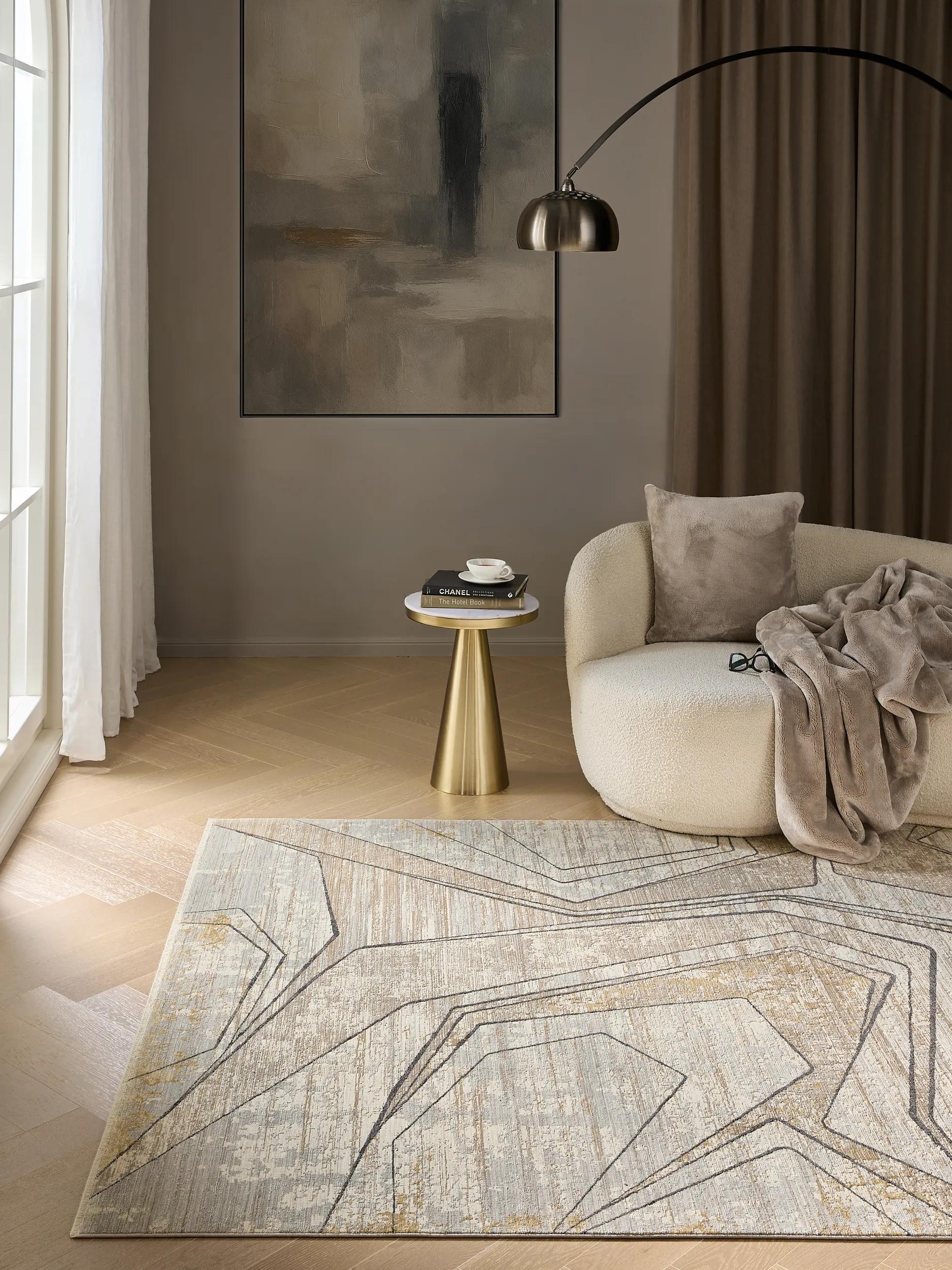 Tapis Nero Crème/Charbon