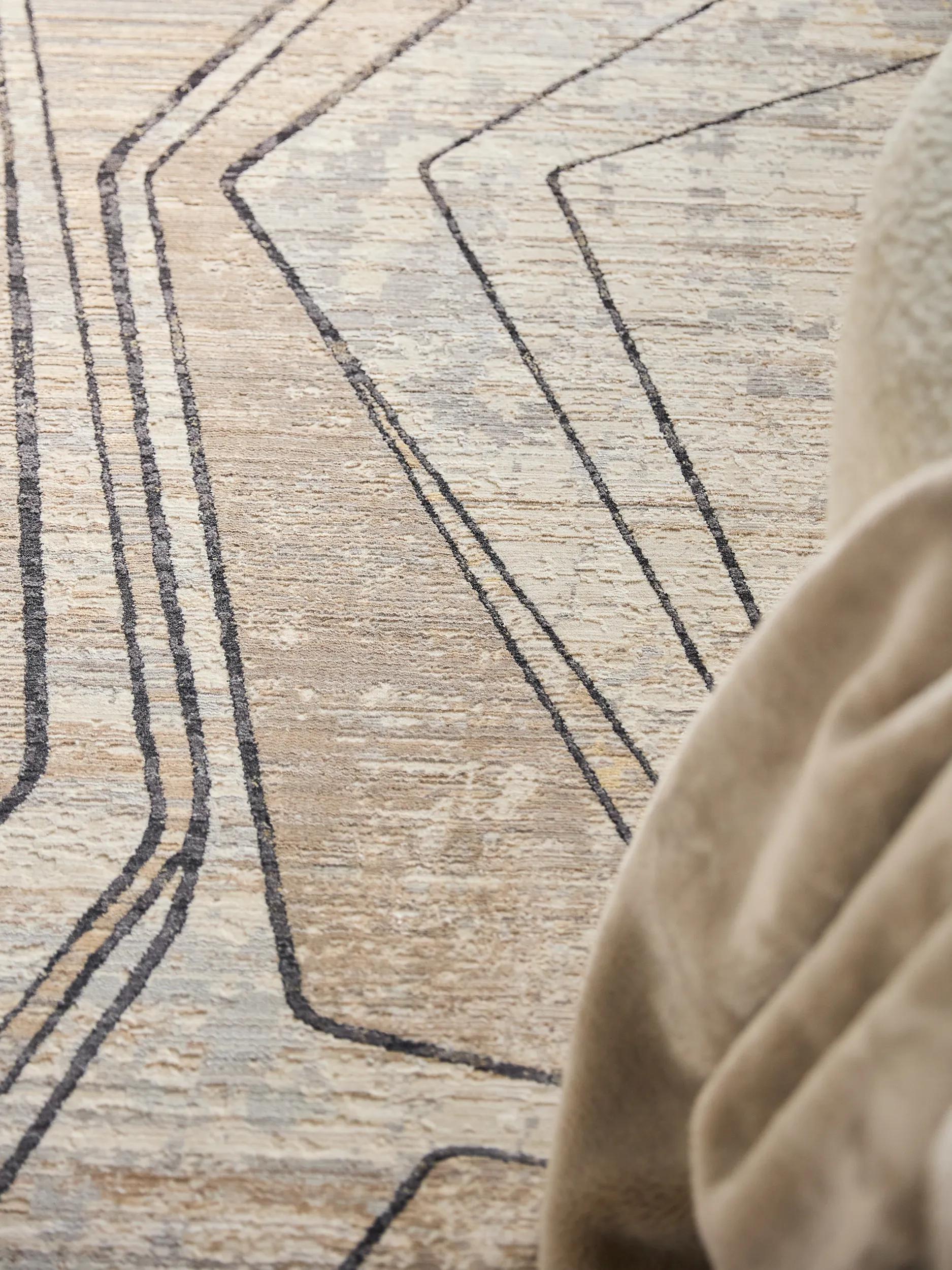 Tapis Nero Crème/Charbon