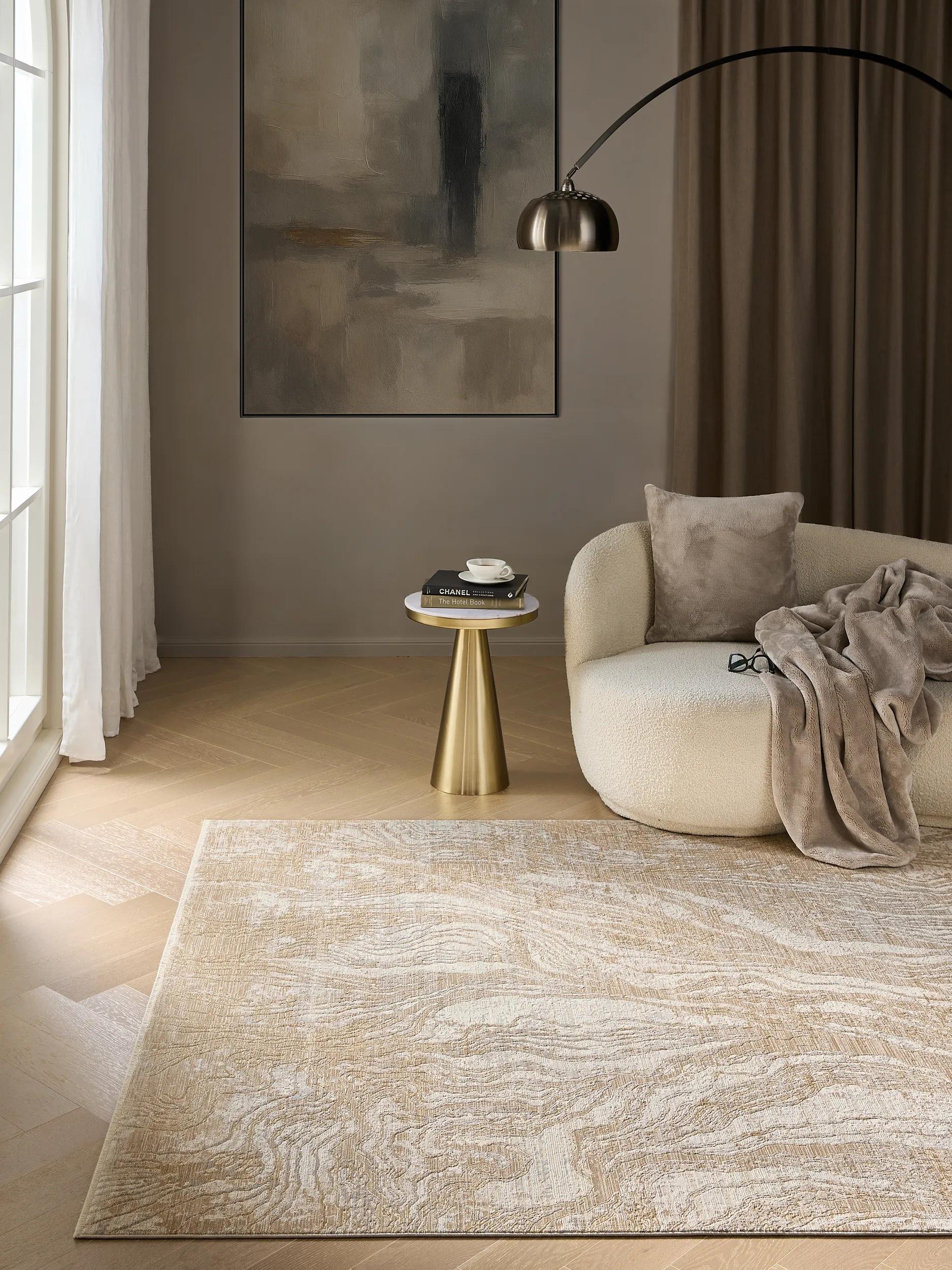 Rug Nero Beige