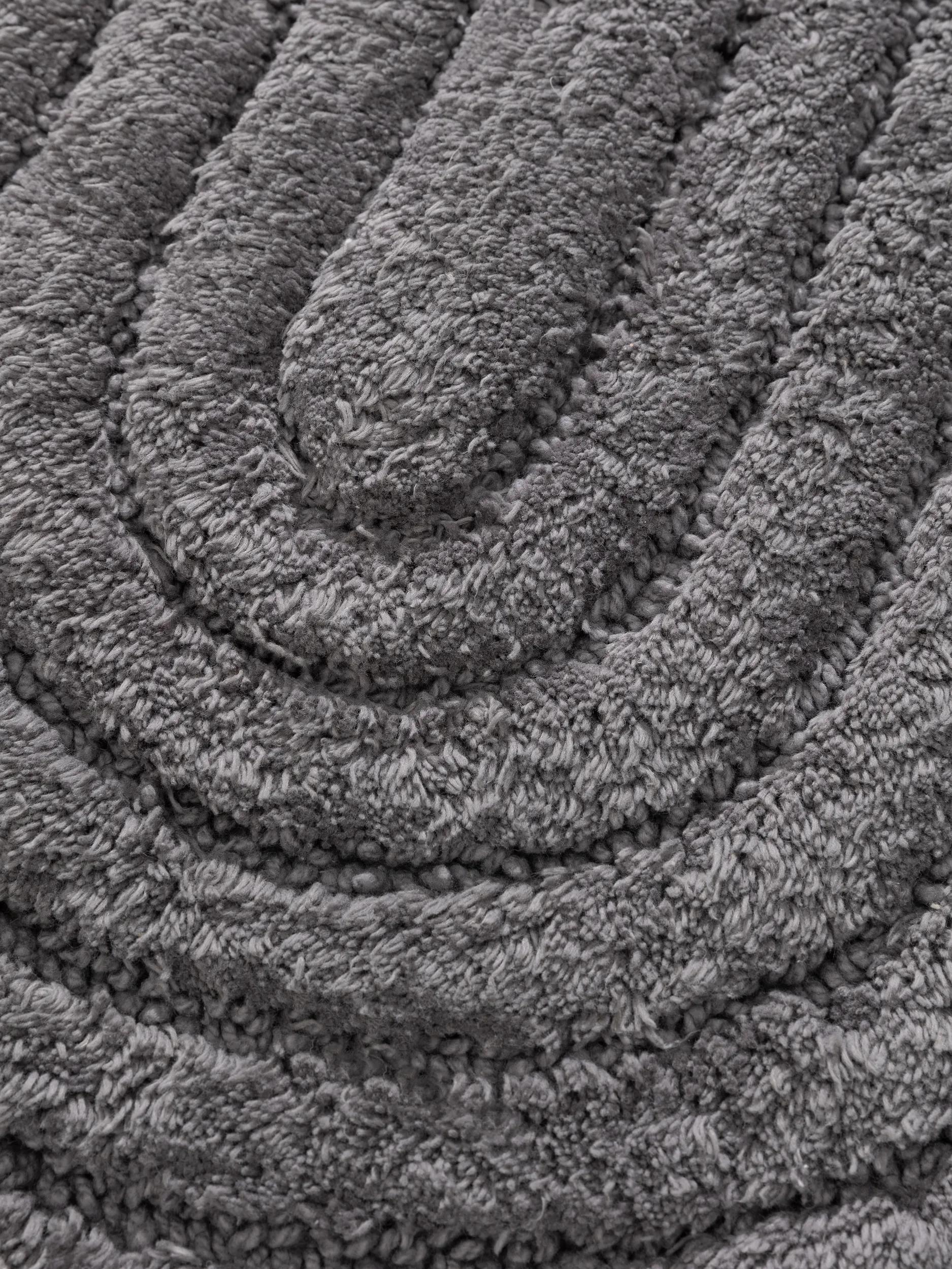 Bath Rug Nia Dark Grey