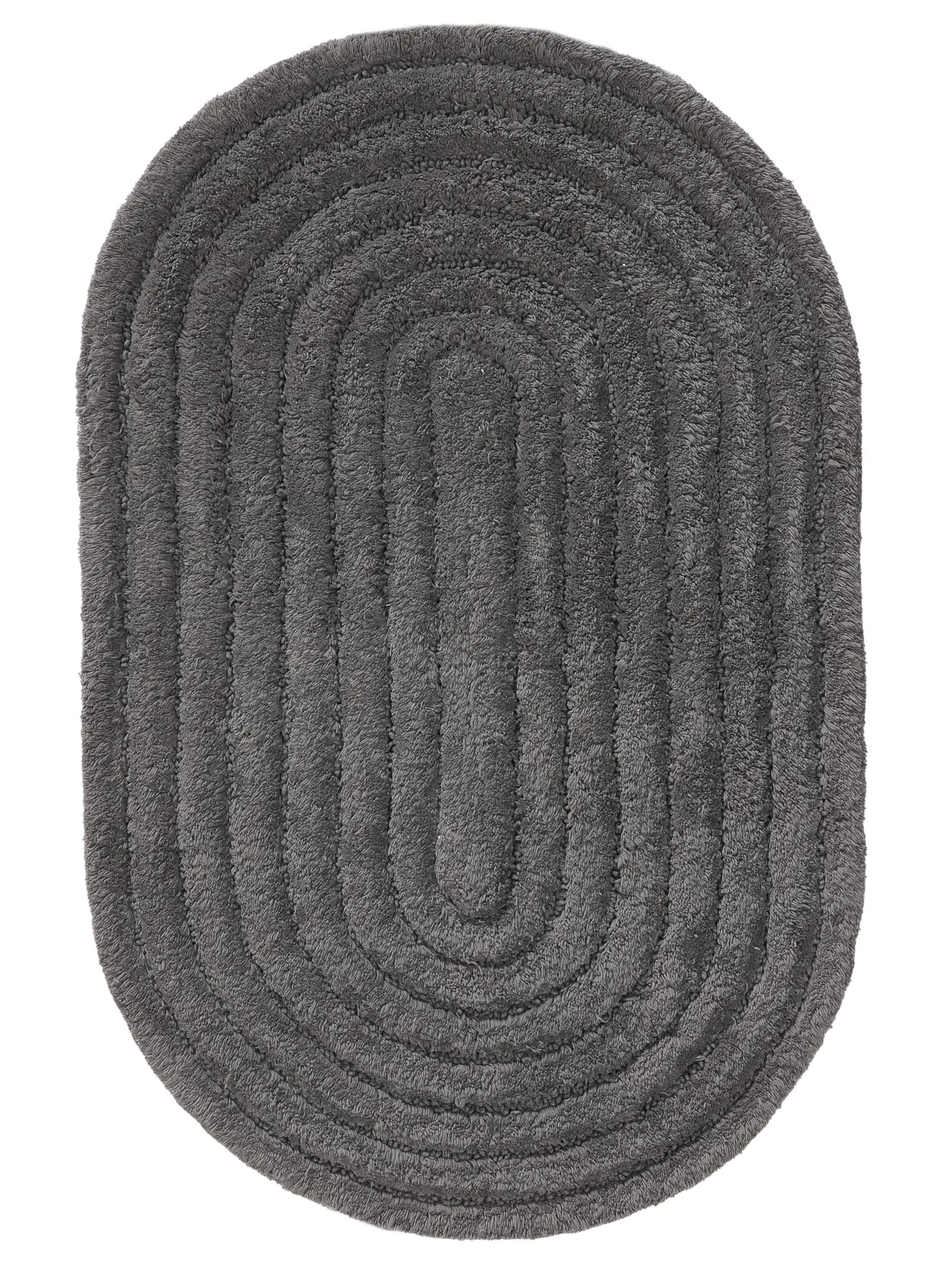 Bath Rug Nia Dark Grey