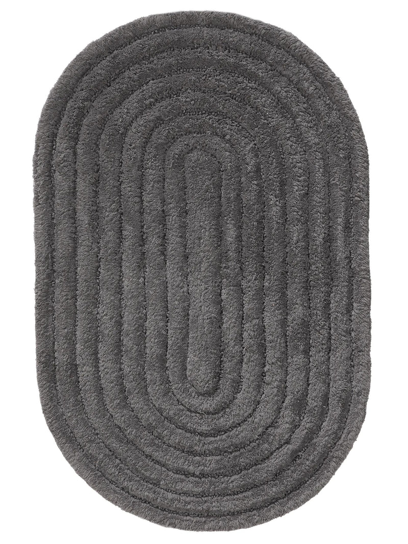 Bath Rug Nia Dark Grey