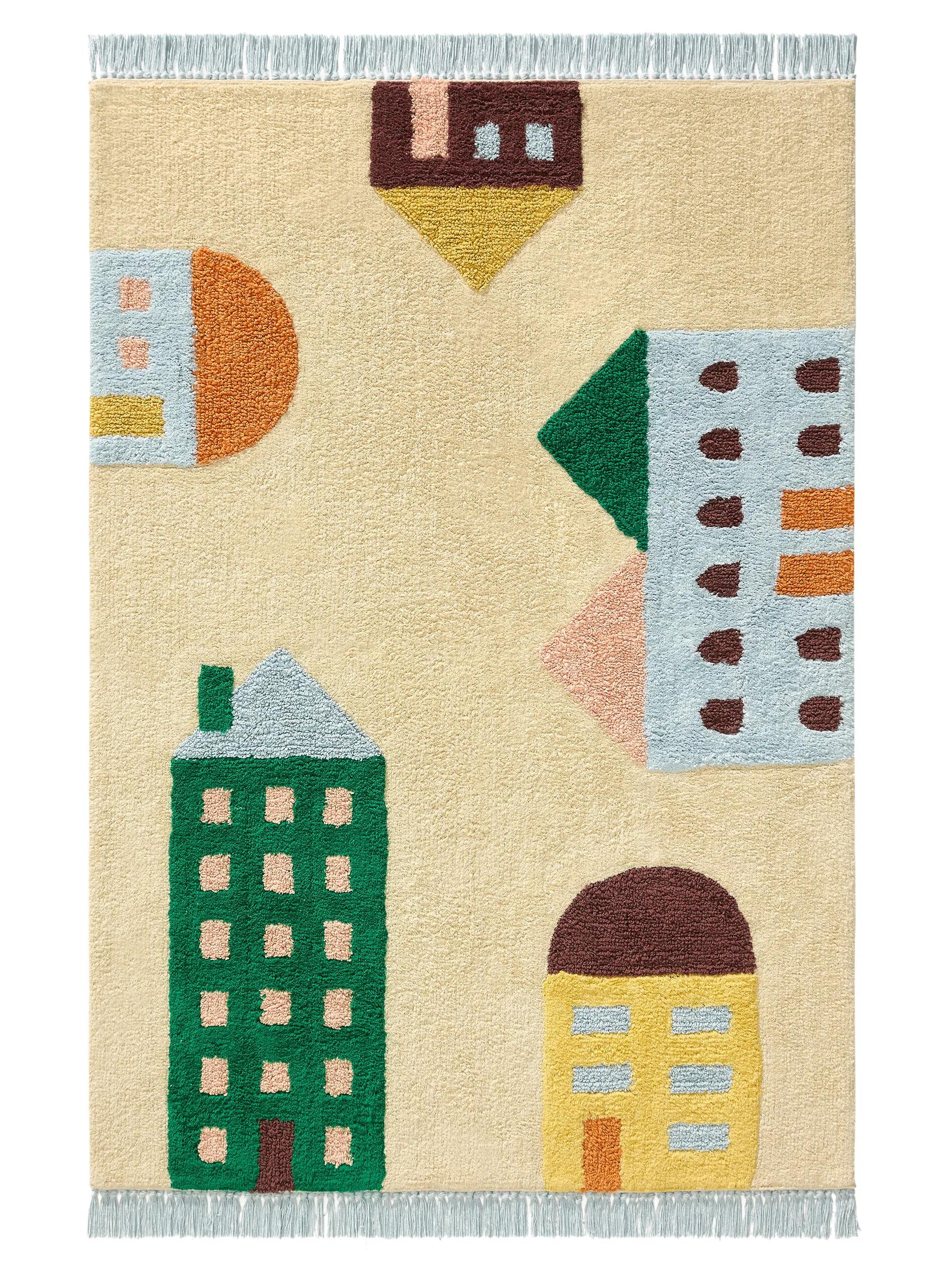 Washable Cotton Rug Niels Multicolour