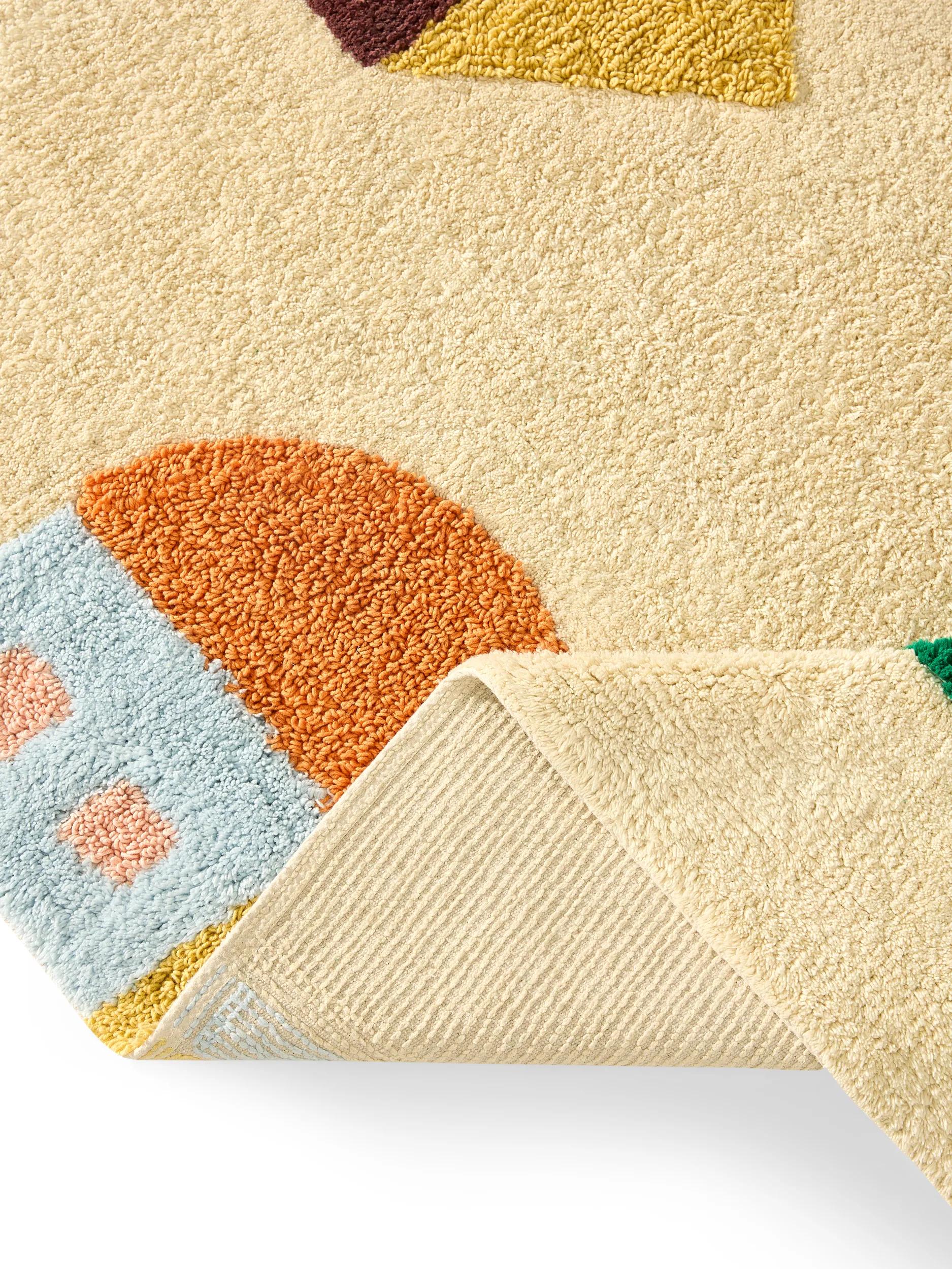 Washable Cotton Rug Niels Multicolour