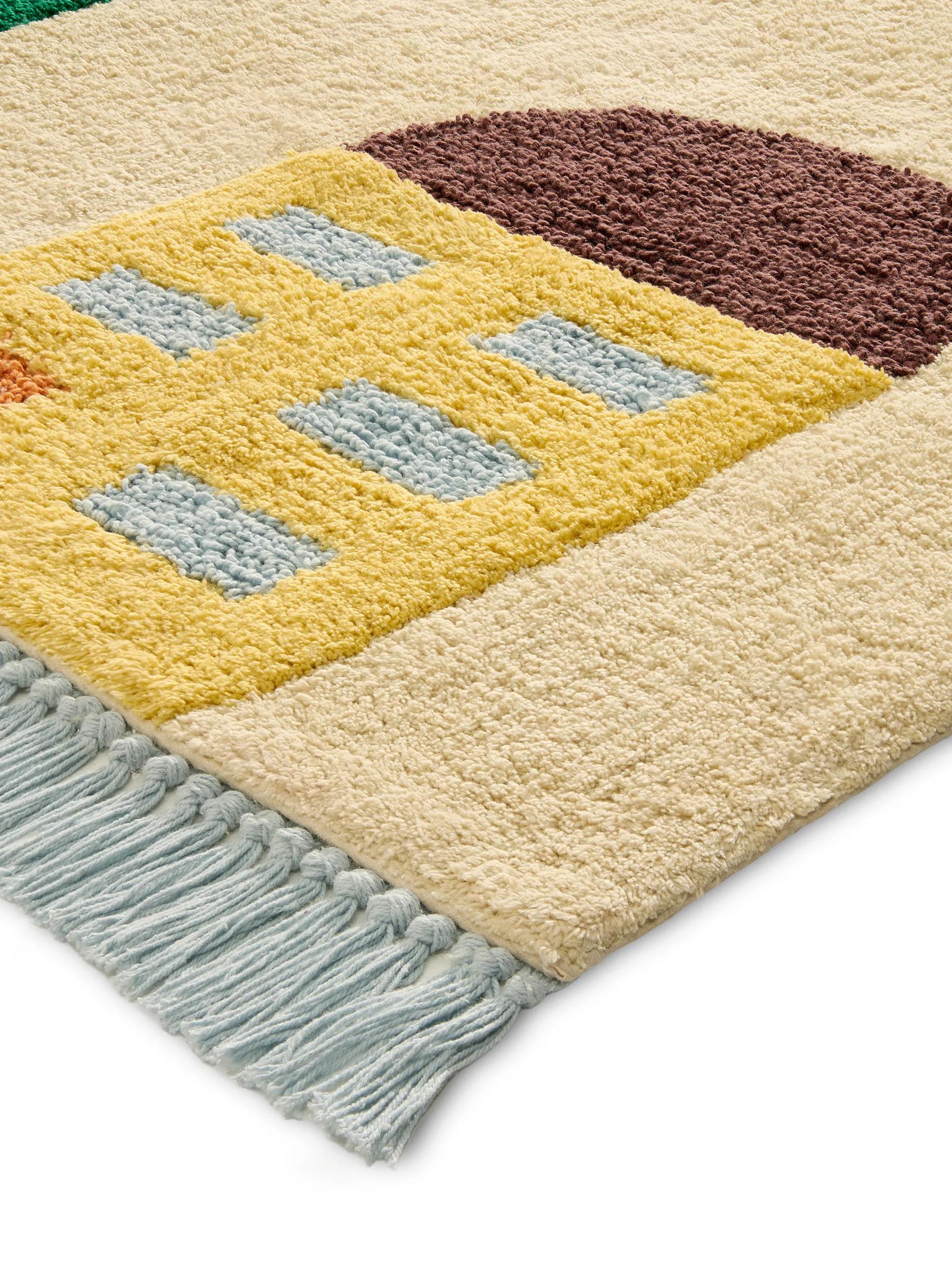 Washable Cotton Rug Niels Multicolour