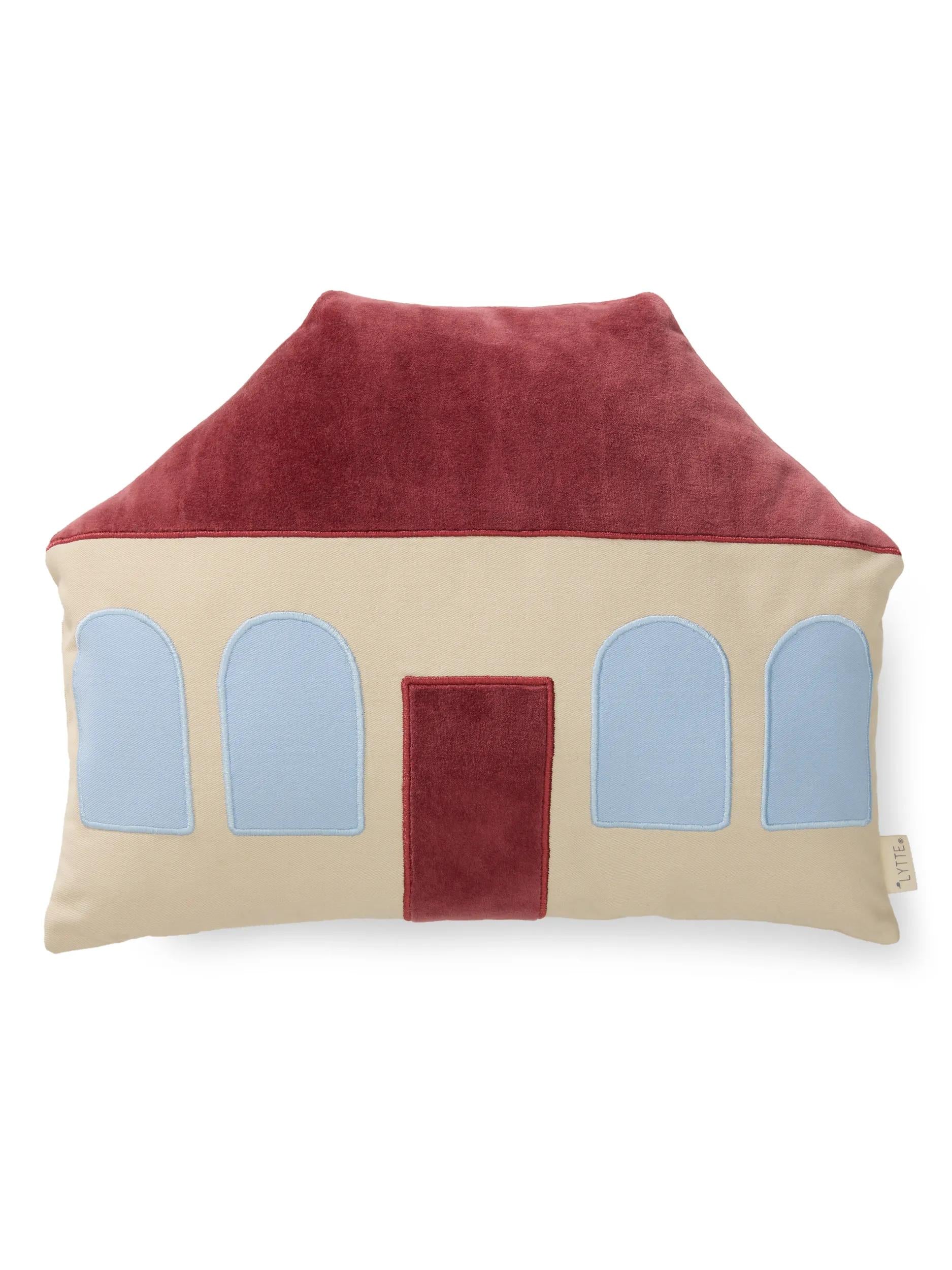 Cushion Niels Beige/Red