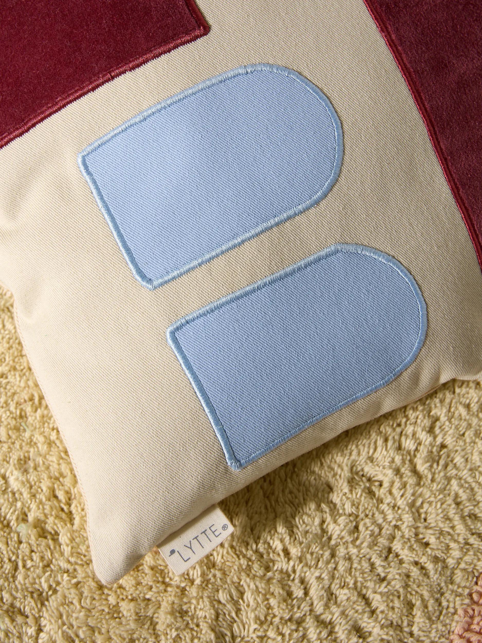 Cushion Niels Beige/Red