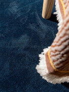 Washable Rug Nina Dark Blue