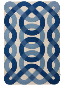 Wool Rug Nio Blue