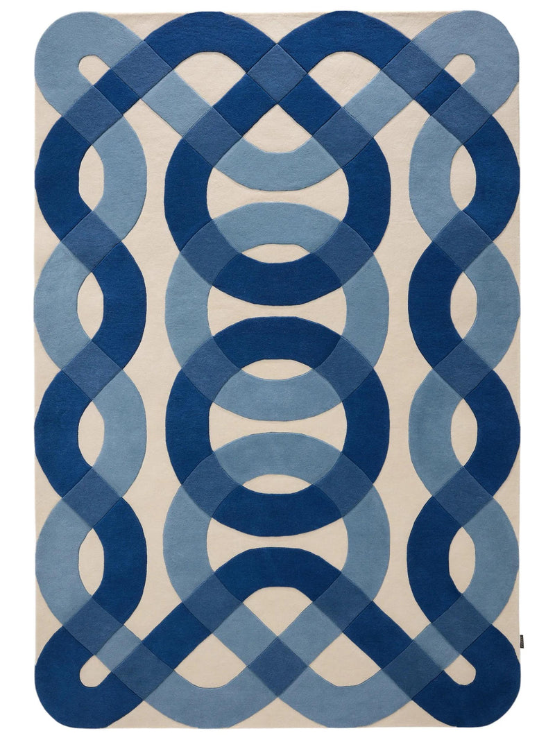 Wool Rug Nio Blue