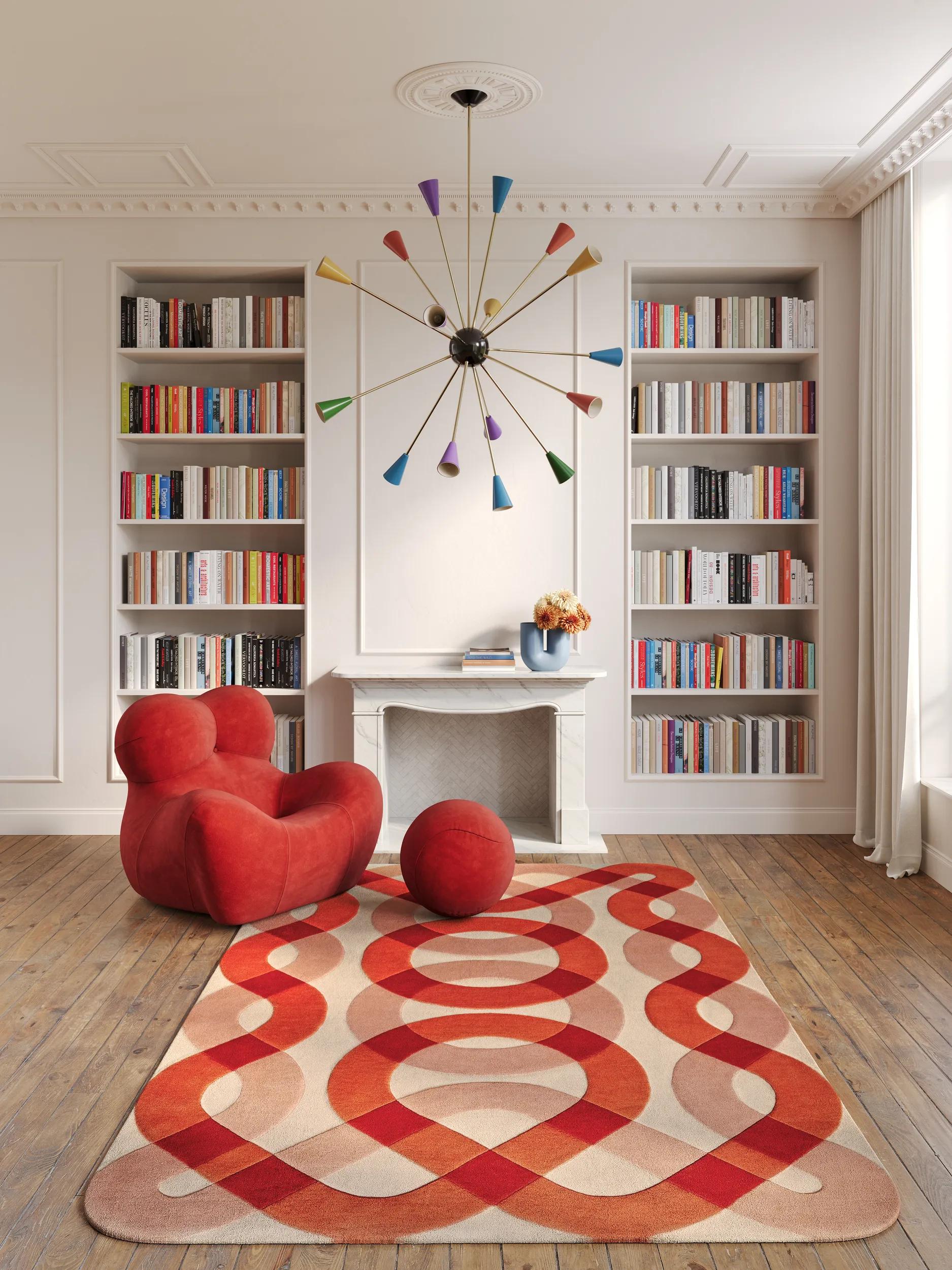 Wool Rug Nio Red