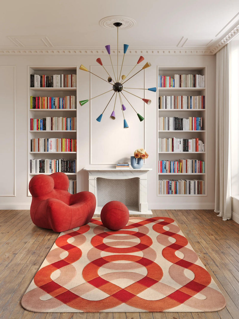 Wool Rug Nio Red