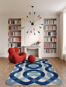 Wool Rug Nio Blue