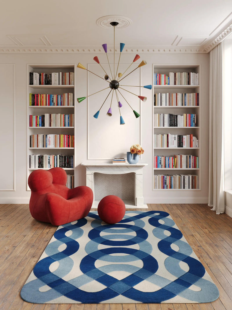 Wool Rug Nio Blue