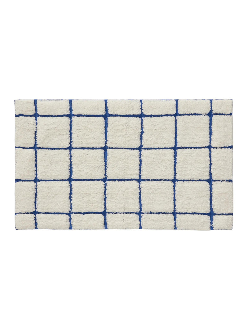 Bath Rug Noa Cream/Blue