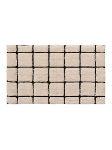 Bath Rug Noa Cream/Black