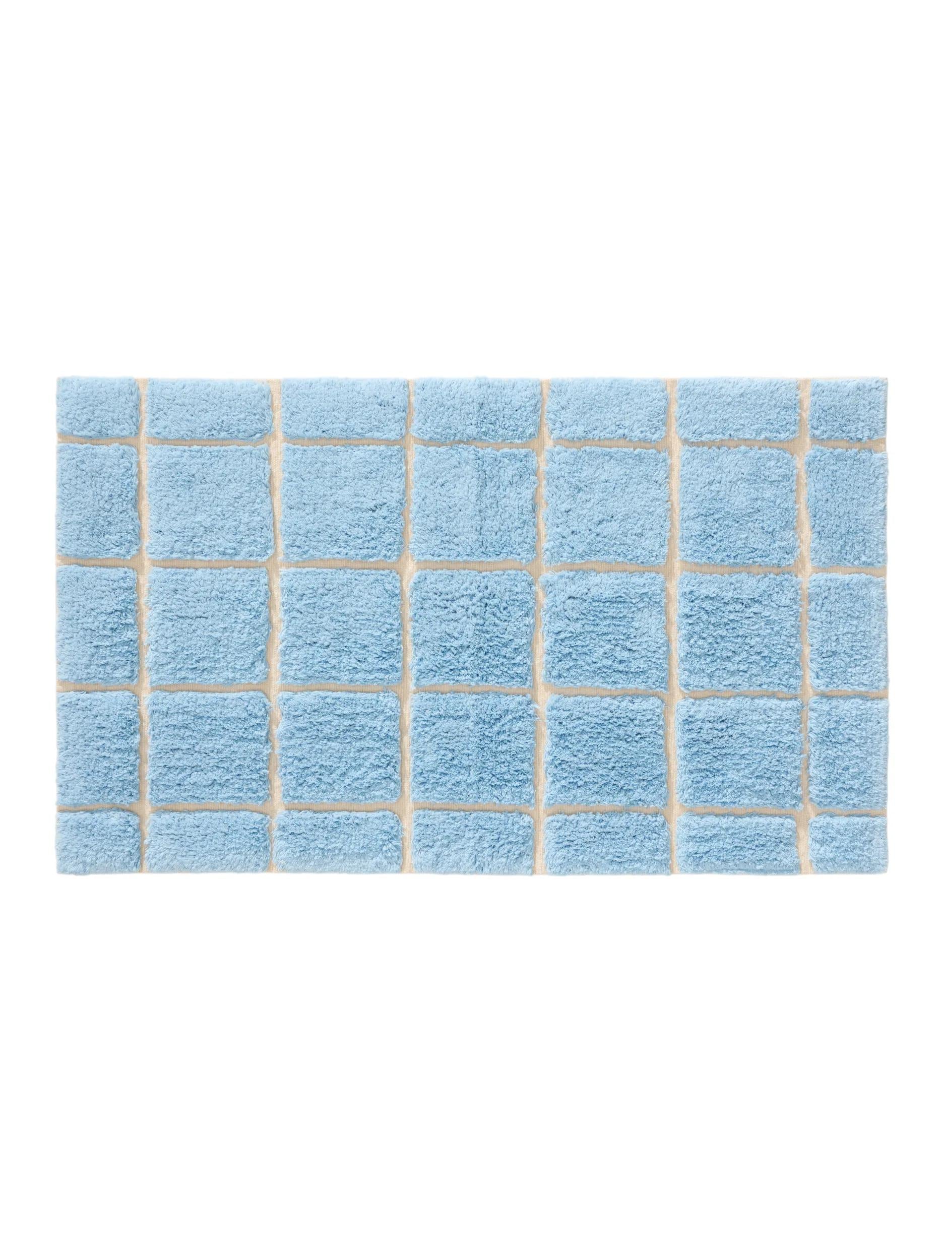 Bath Rug Noa Blue/Cream