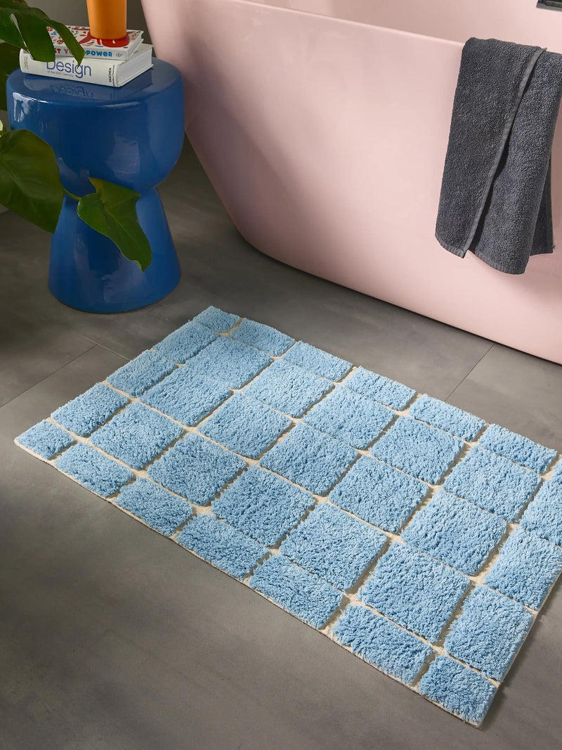 Bath Rug Noa Blue/Cream