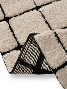 Bath Rug Noa Cream/Black