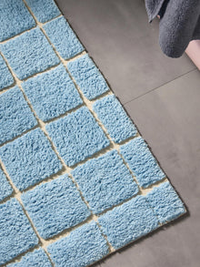 Bath Rug Noa Blue/Cream