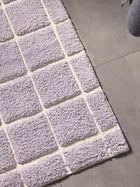 Bath Rug Noa Purple/White