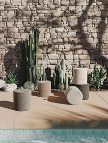 In- & Outdoor Pouf Noe Rose