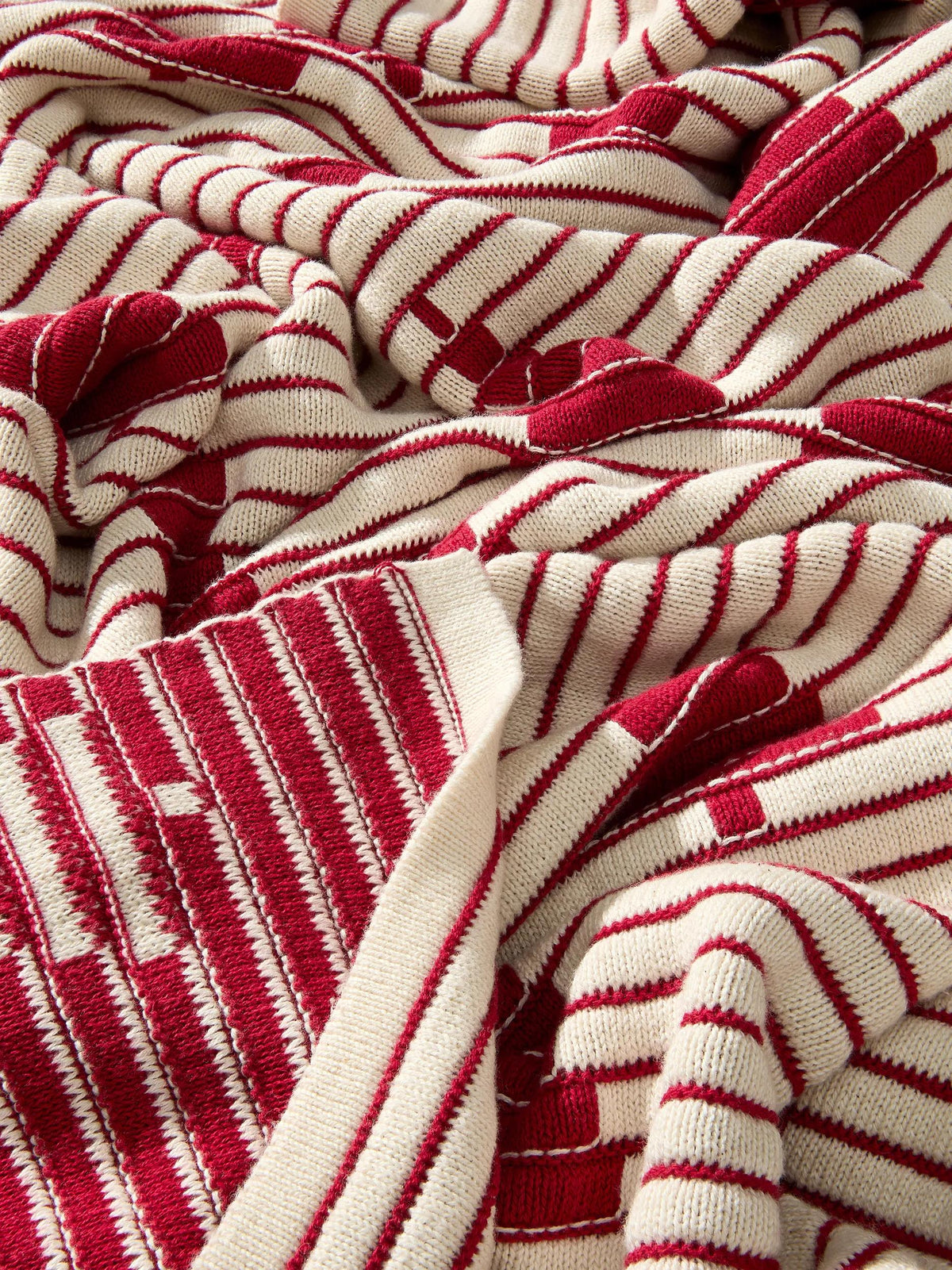 Christmas Blanket Nordic Red