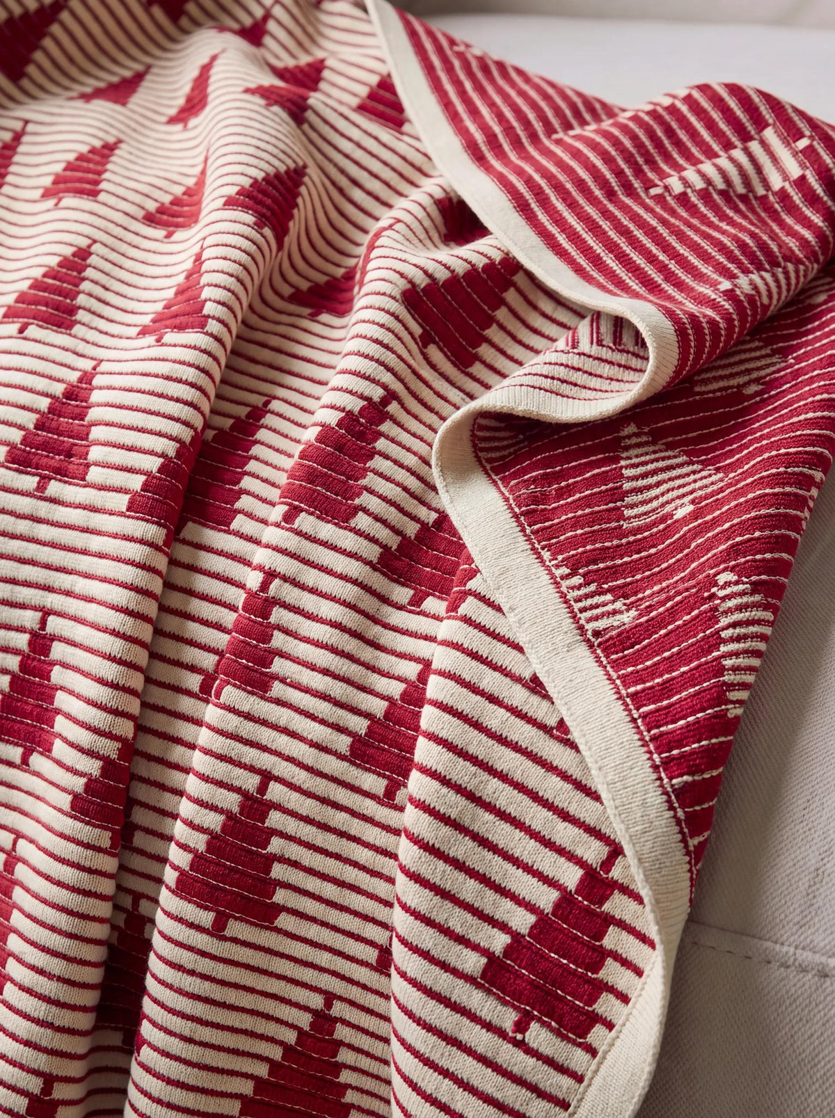 Christmas Blanket Nordic Red