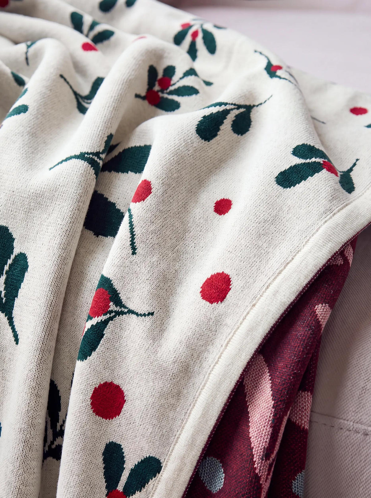 Christmas Blanket Nordic Cream
