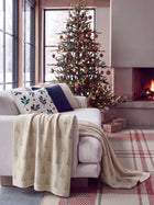 Christmas Blanket Nordic Beige