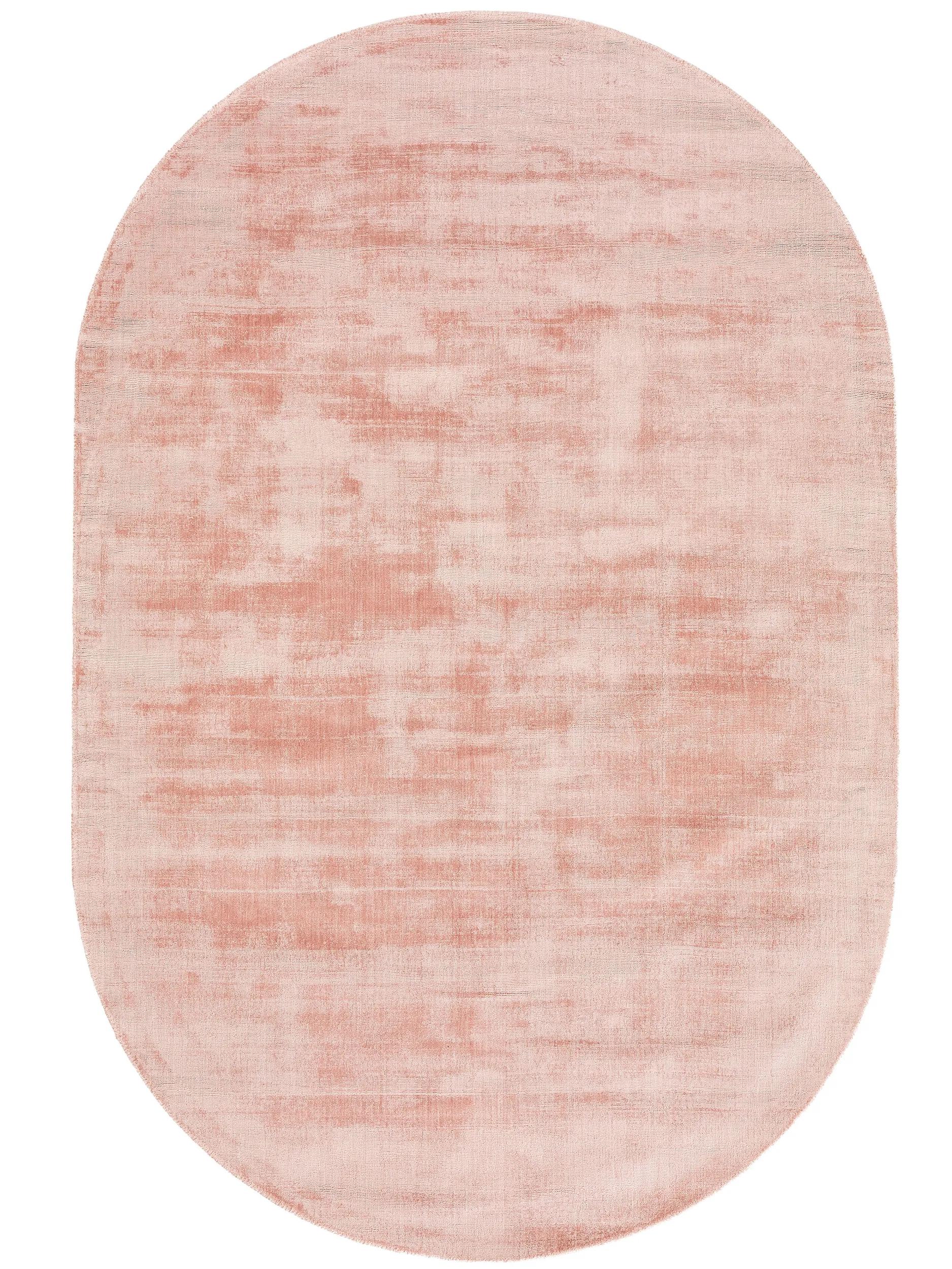 Viscose Rug Oval Nova Rose