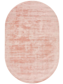 Viscose Rug Oval Nova Rose