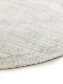 Viscose Rug Round Nova Mint