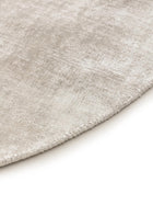 Viscose Rug Oval Nova Light Grey