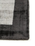 Viscose Rug Nova Border Grey