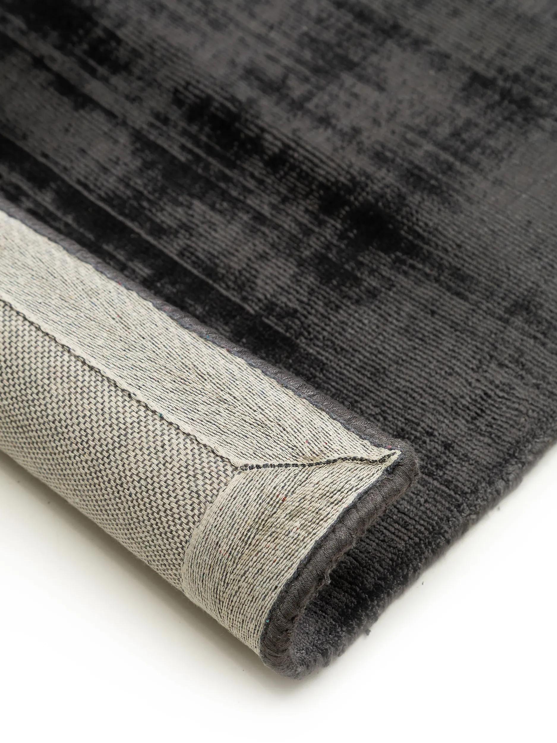 Viscose Rug Nova Dark Grey