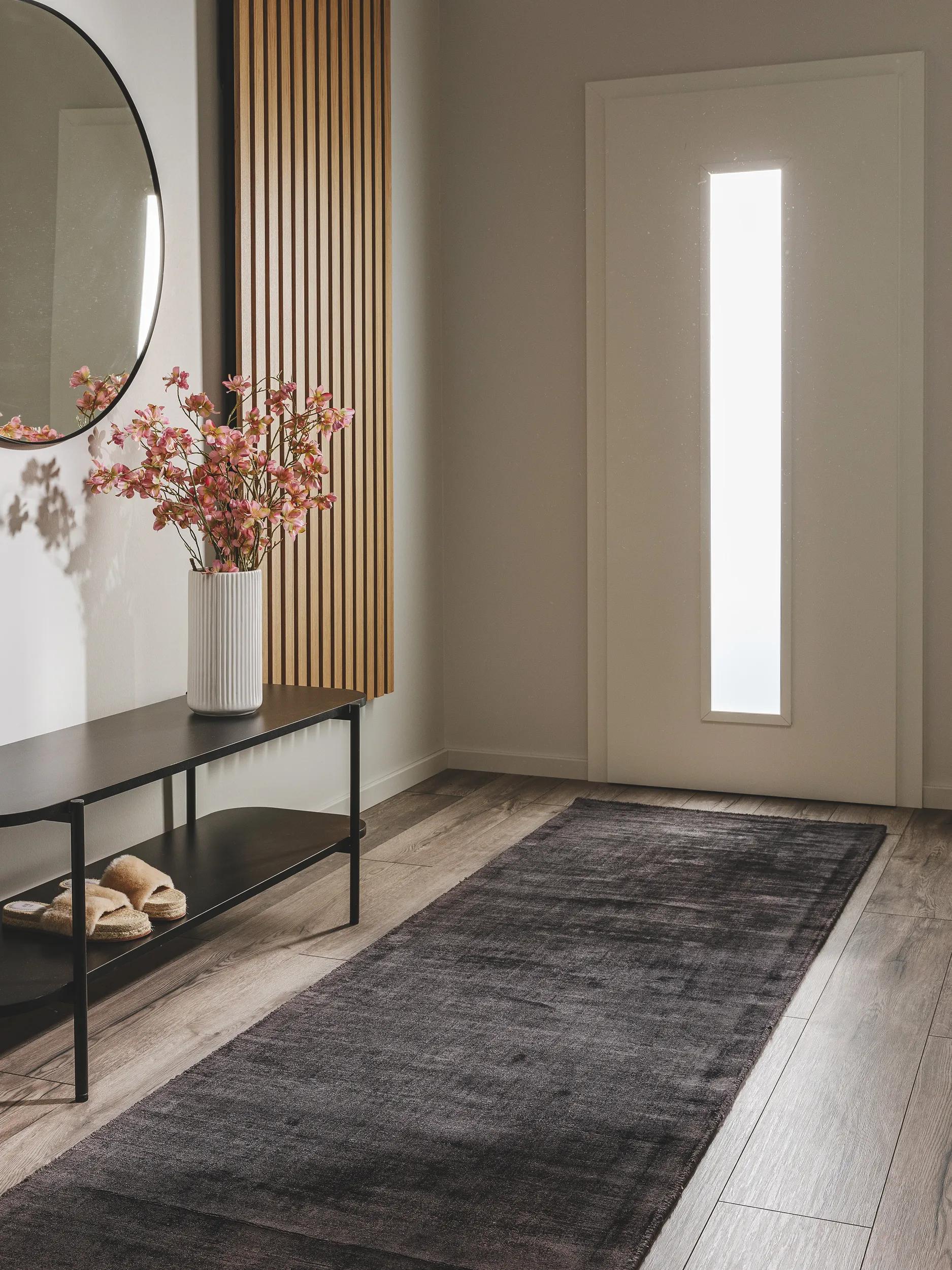 Viscose Rug Nova Dark Grey