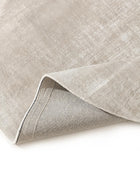 Viscose Rug Oval Nova Light Grey