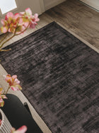 Viscose Rug Nova Dark Grey