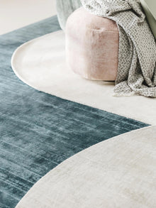 Viscose Rug Nova Blue