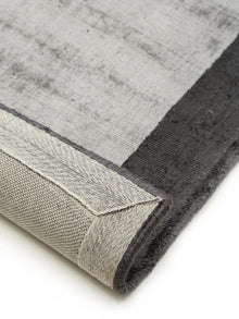 Viscose Rug Nova Border Grey