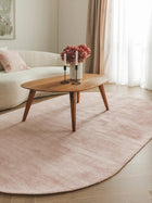Viscose Rug Oval Nova Rose