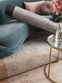 Viscose Rug Nova Border Grey