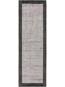 Viscose Rug Nova Border Grey