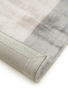 Viscose Rug Nova Border Light Grey