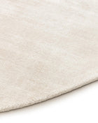 Tapis rond en viscose Nova crème