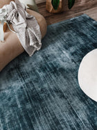 Viscose Rug Nova Blue