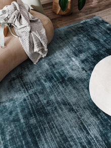Viscose Rug Nova Blue