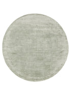 Viscose Rug Round Nova Mint